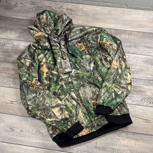 True Timber Camouflage Hooded Full-Zip Sweatshirt Jacket NWT XXL